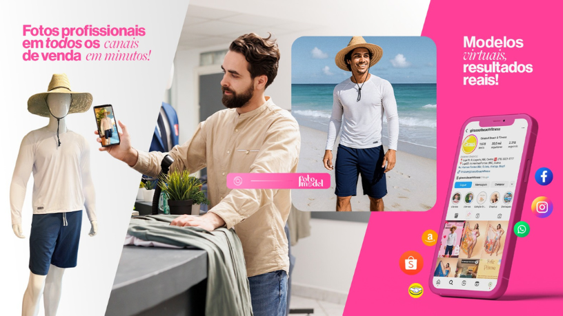 Reviva o passado com qualidade: FotoModel recria estéticas retrô com realismo digital.
