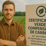 Certificação verde e compensação de carbono explicam por que empresas do agronegócio adotam práticas sustentáveis em 2025, afirma Aldo Vendramin.